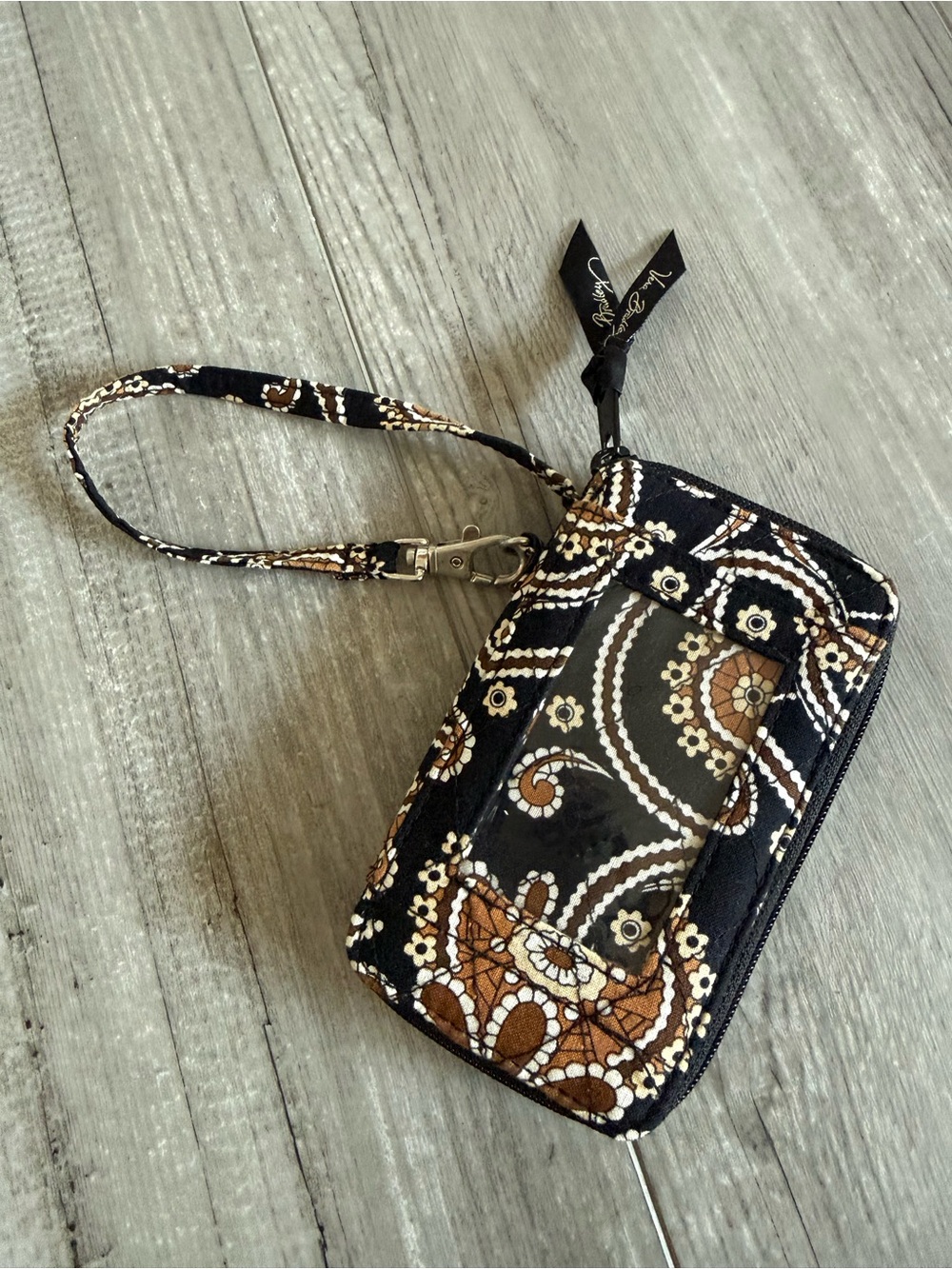 Vera Bradley All in One Wristlet in Cafe Latte NWOT